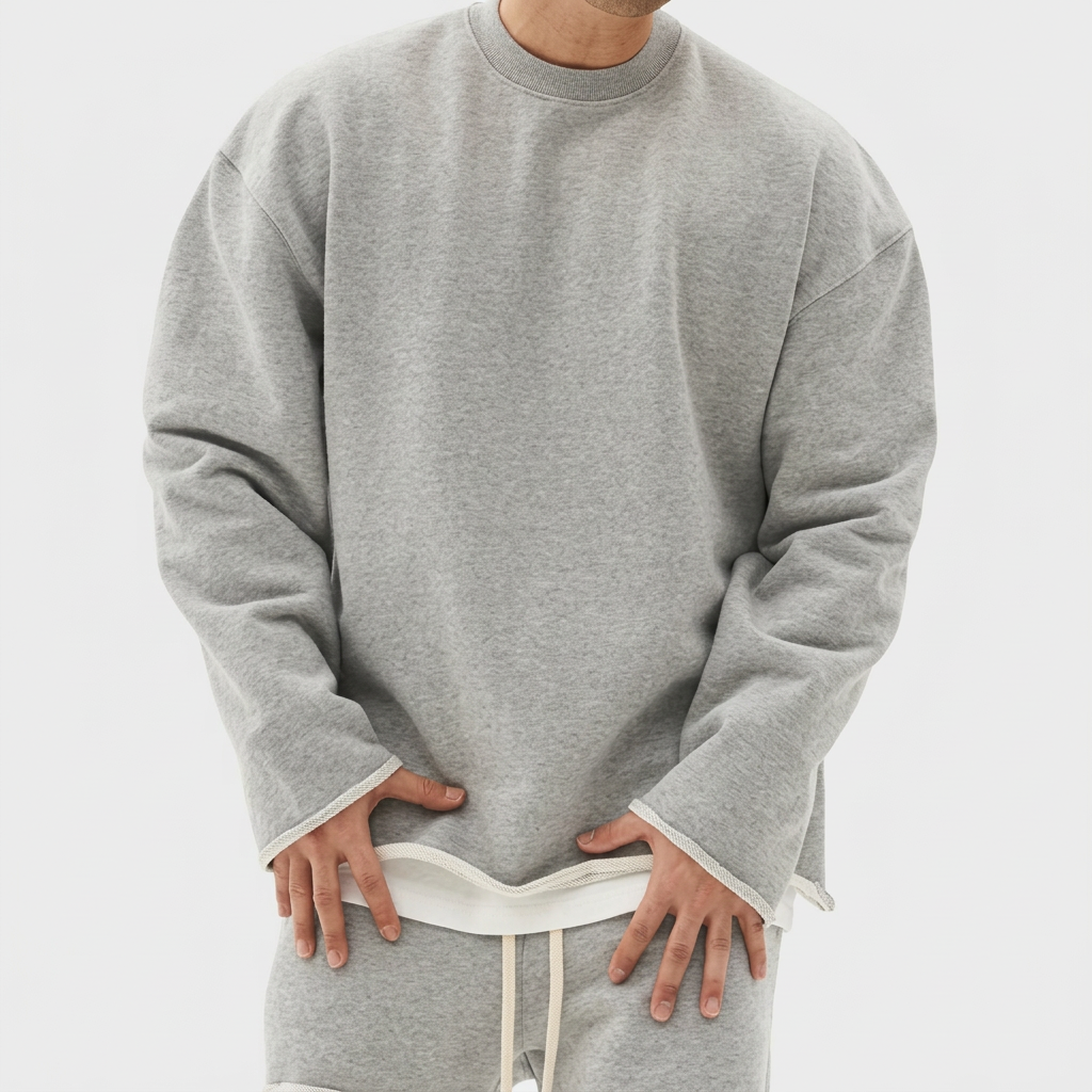 Round Neck Pullover Sweater